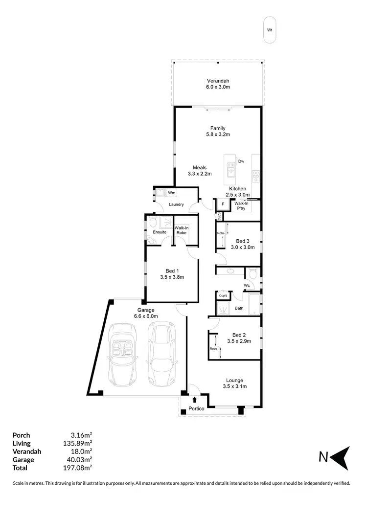 Floorplan of Homely house listing, 4A Wingate Street, Greenacres SA 5086