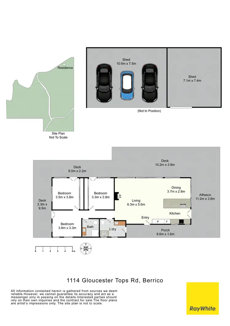 Floorplan of Homely rural property listing, 1114 Gloucester Tops Road, Gloucester NSW 2422
