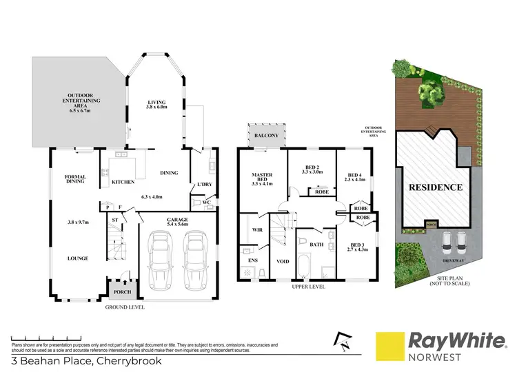 Floorplan of Homely house listing, 3 Beahan Place, Cherrybrook NSW 2126