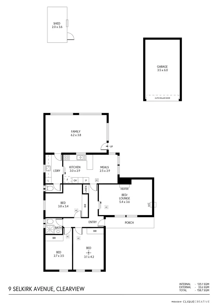 Floorplan of Homely house listing, 9 Selkirk Avenue, Clearview SA 5085
