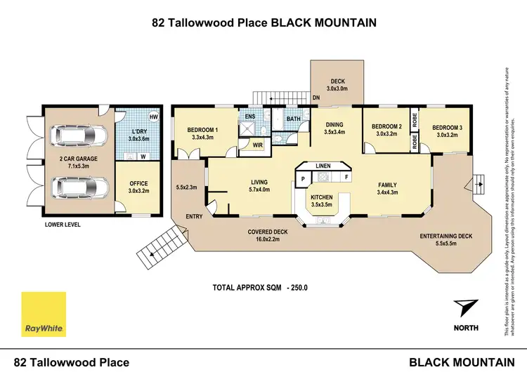 Floorplan of Homely house listing, 82 Tallowwood Place, Black Mountain QLD 4563