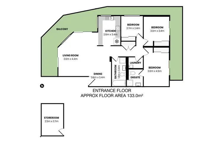 Floorplan of Homely apartment listing, 28/9-11 Donald Street, Nelson Bay NSW 2315