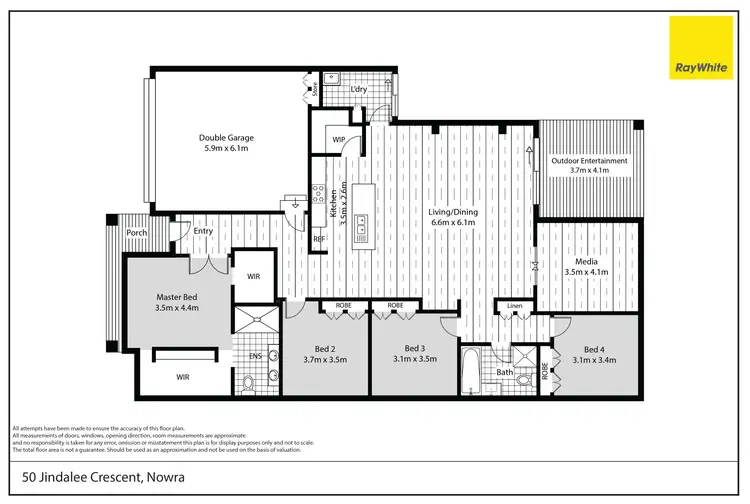Floorplan of Homely house listing, 50 Jindalee Crescent, Nowra NSW 2541