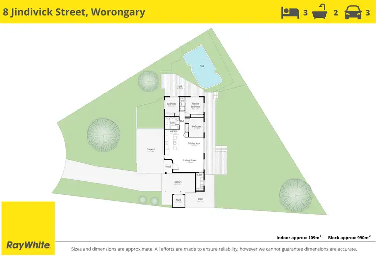 Floorplan of Homely house listing, 8 Jindivick Street, Worongary QLD 4213