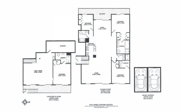 Floorplan of Homely apartment listing, 212/3 Darling Island Road, Pyrmont NSW 2009