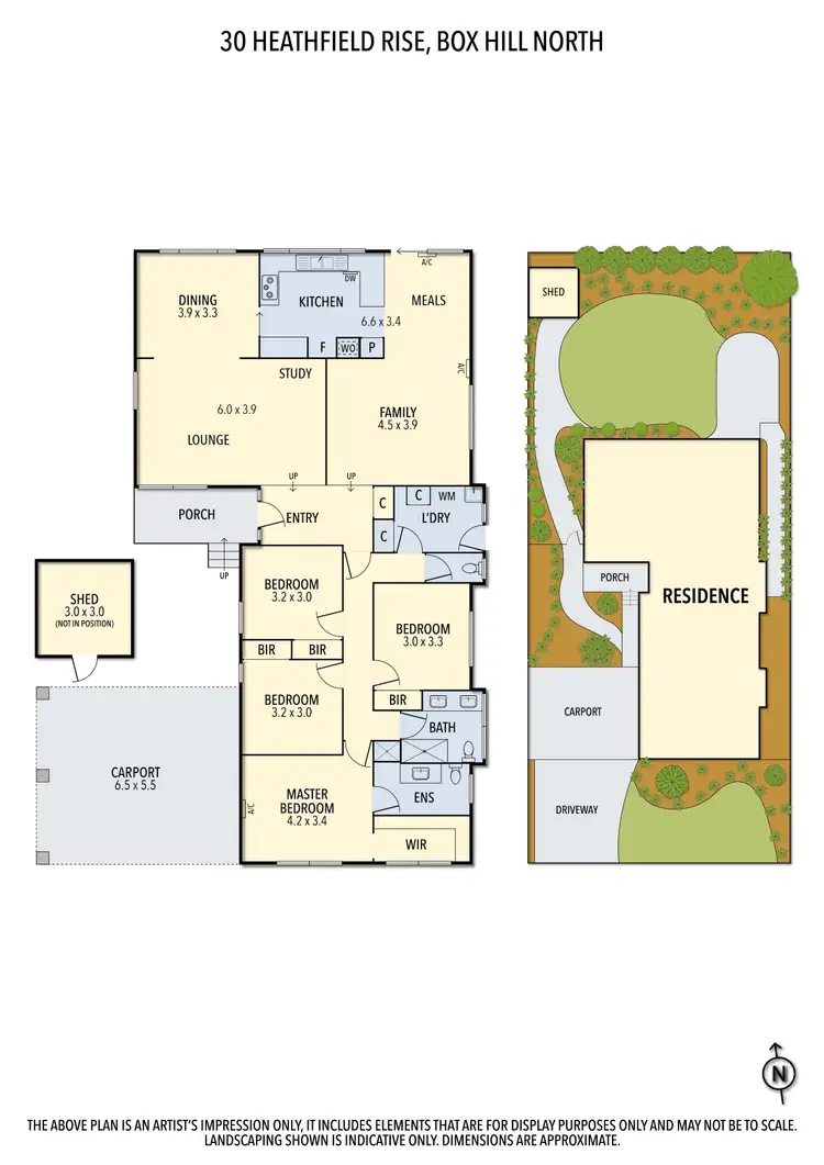 Floorplan of Homely house listing, 30 Heathfield Rise, Box Hill North VIC 3129