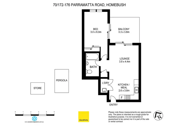 Floorplan of Homely apartment listing, 70/172 Parramatta Road, Homebush NSW 2140