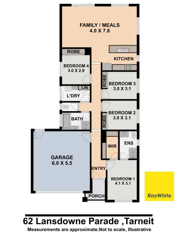Floorplan of Homely house listing, 62 Lansdowne Parade, Tarneit VIC 3029
