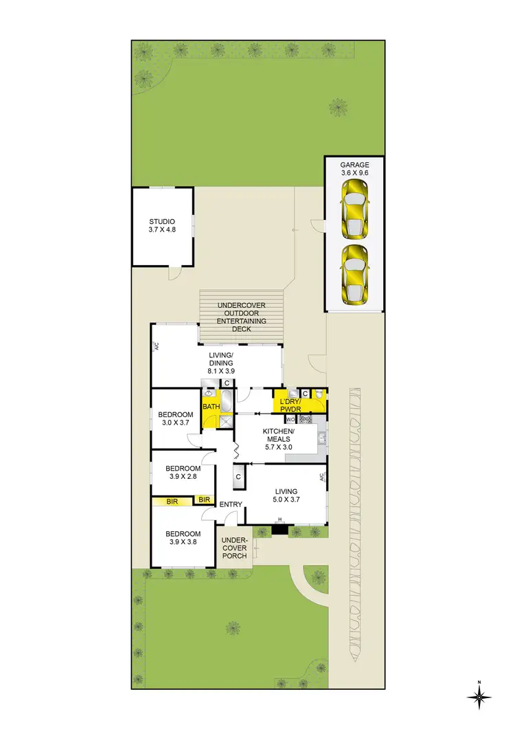 Floorplan of Homely house listing, 9 Bakewell Street, Herne Hill VIC 3218