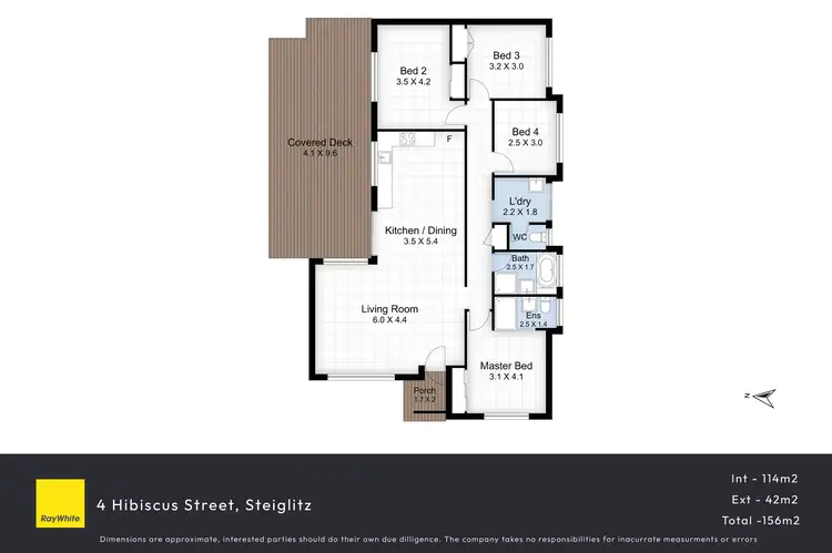 Floorplan of Homely house listing, 4 Hibiscus Street, Steiglitz QLD 4207