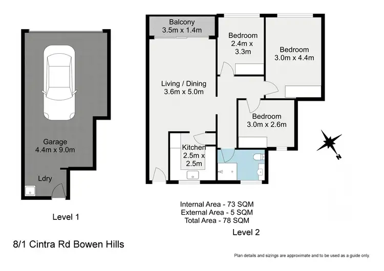 Floorplan of Homely unit listing, 8/1 Cintra Road, Bowen Hills QLD 4006