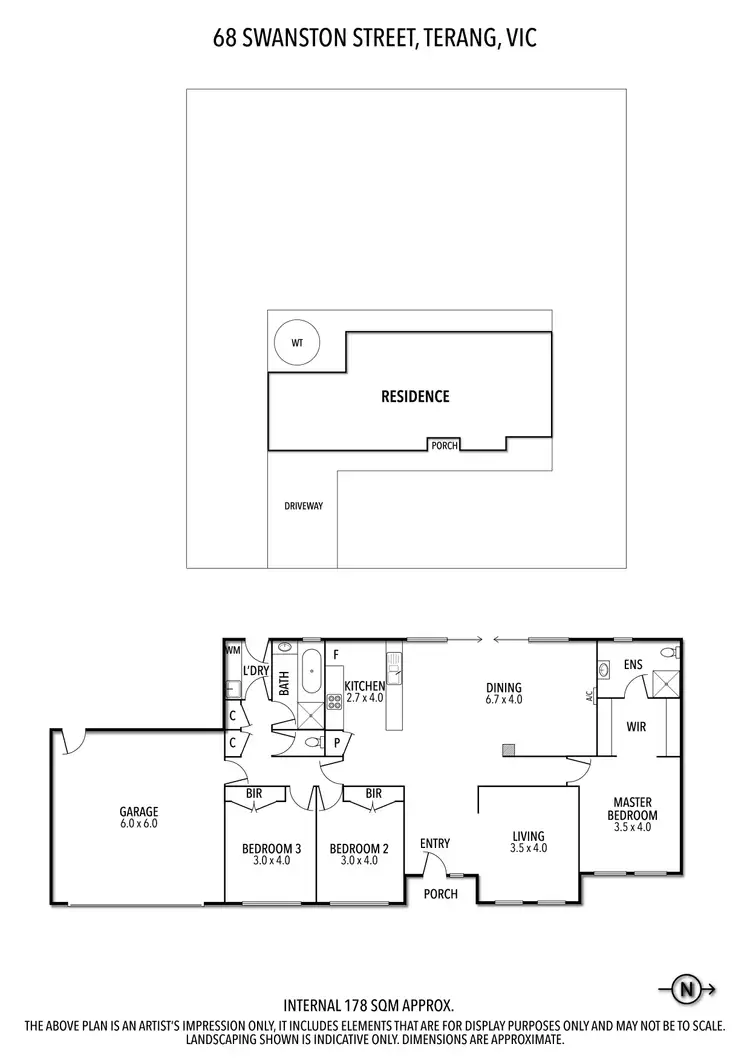 Floorplan of Homely house listing, 68 Swanston Street, Terang VIC 3264
