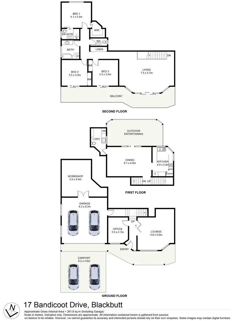 Floorplan of Homely house listing, 17 Bandicoot Drive, Blackbutt NSW 2529