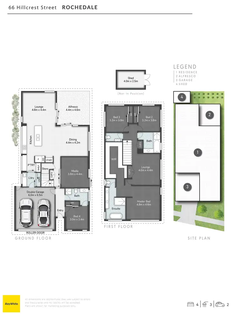 Floorplan of Homely house listing, 66 Hillcrest Street, Rochedale QLD 4123