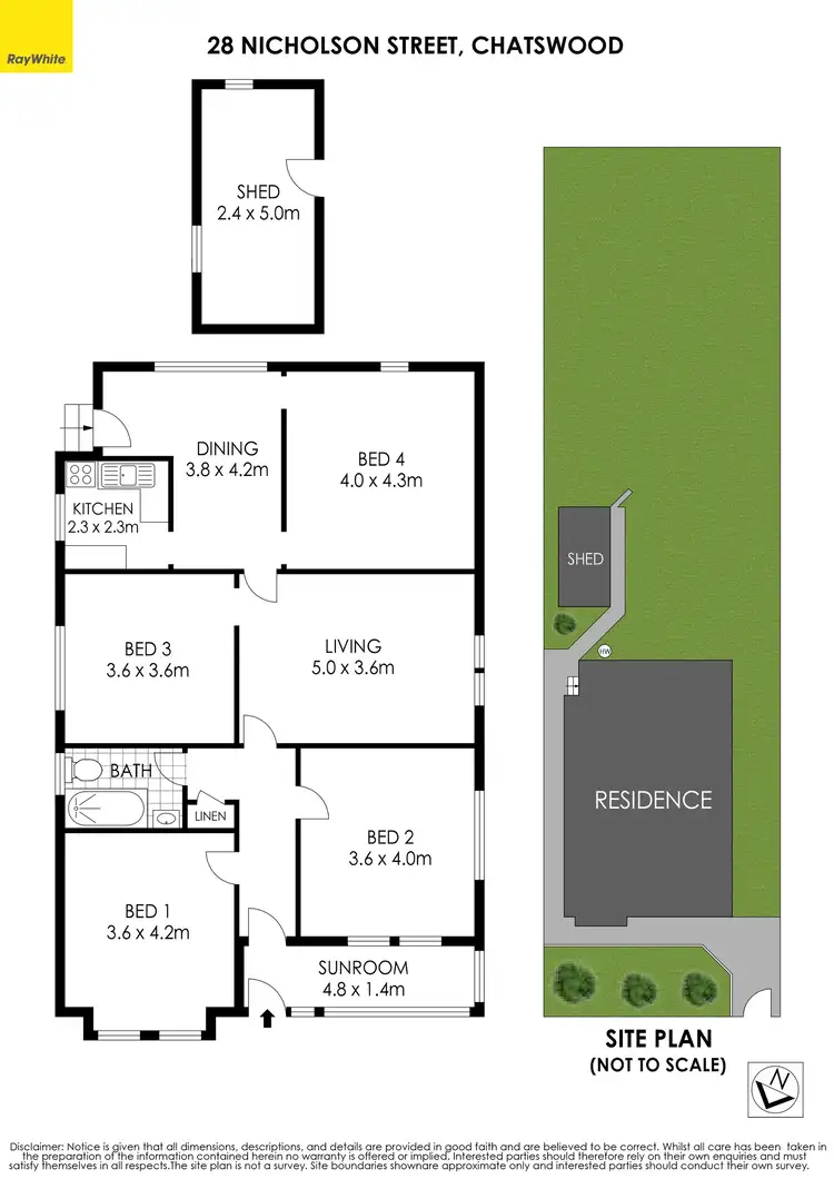 Floorplan of Homely house listing, 28 Nicholson Street, Chatswood NSW 2067