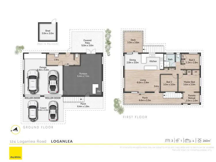 Floorplan of Homely house listing, 124 Loganlea Road, Loganlea QLD 4131