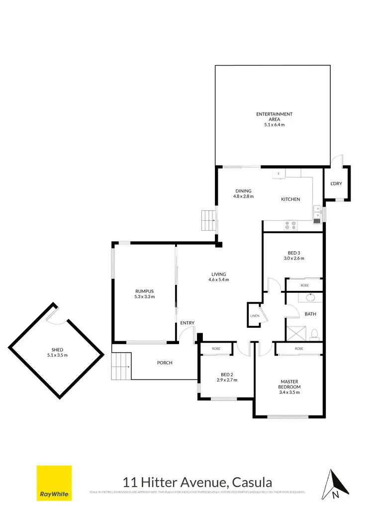 Floorplan of Homely house listing, 11 Hitter Avenue, Casula NSW 2170