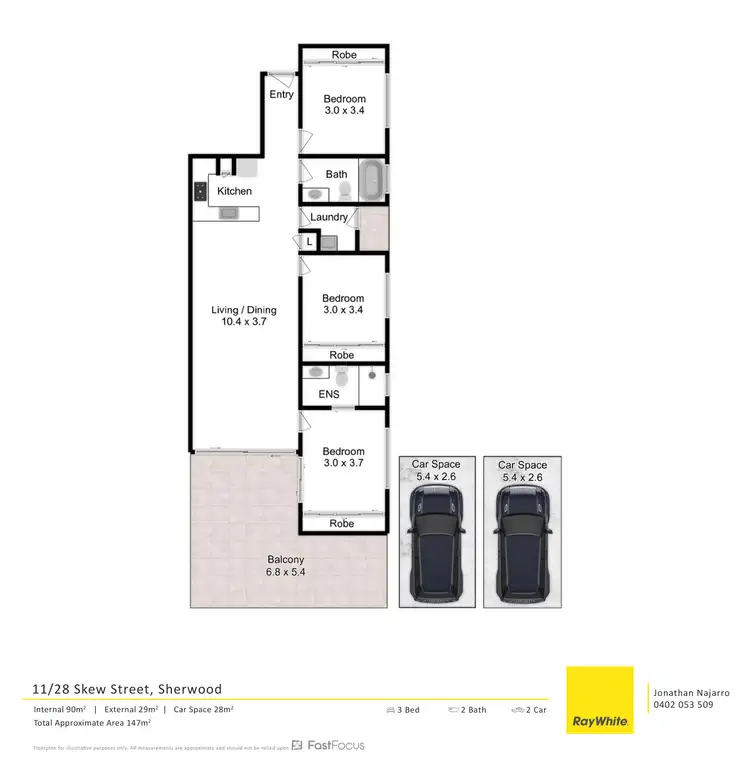 Floorplan of Homely unit listing, 11/28 Skew Street, Sherwood QLD 4075