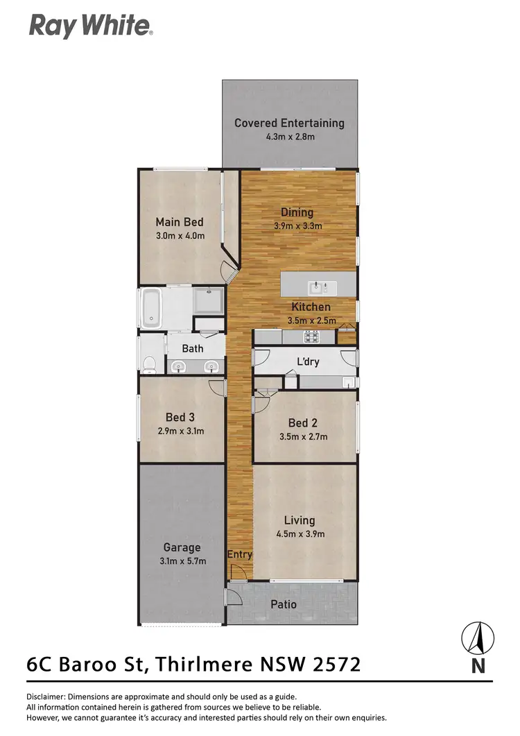 Floorplan of Homely house listing, 6C Baroo Street, Thirlmere NSW 2572