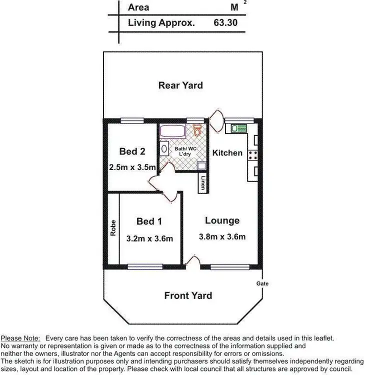 Floorplan of Homely unit listing, 4/756 Torrens Road, Rosewater SA 5013