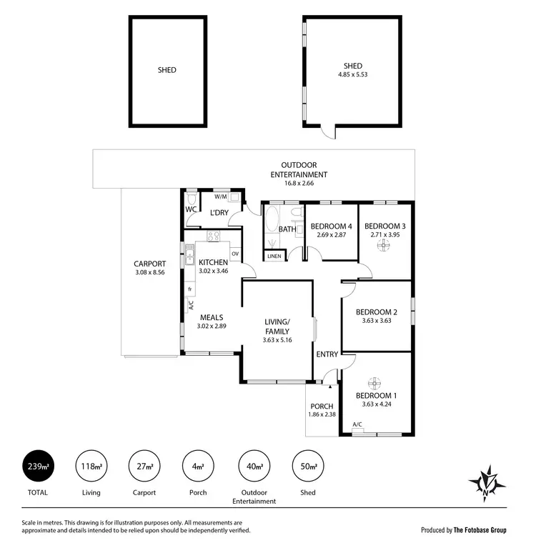 Floorplan of Homely house listing, 15 Elaine Avenue, Seaton SA 5023