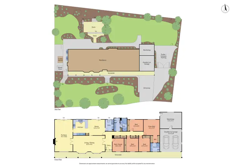 Floorplan of Homely house listing, 6 Timberview Terrace, Croydon Hills VIC 3136