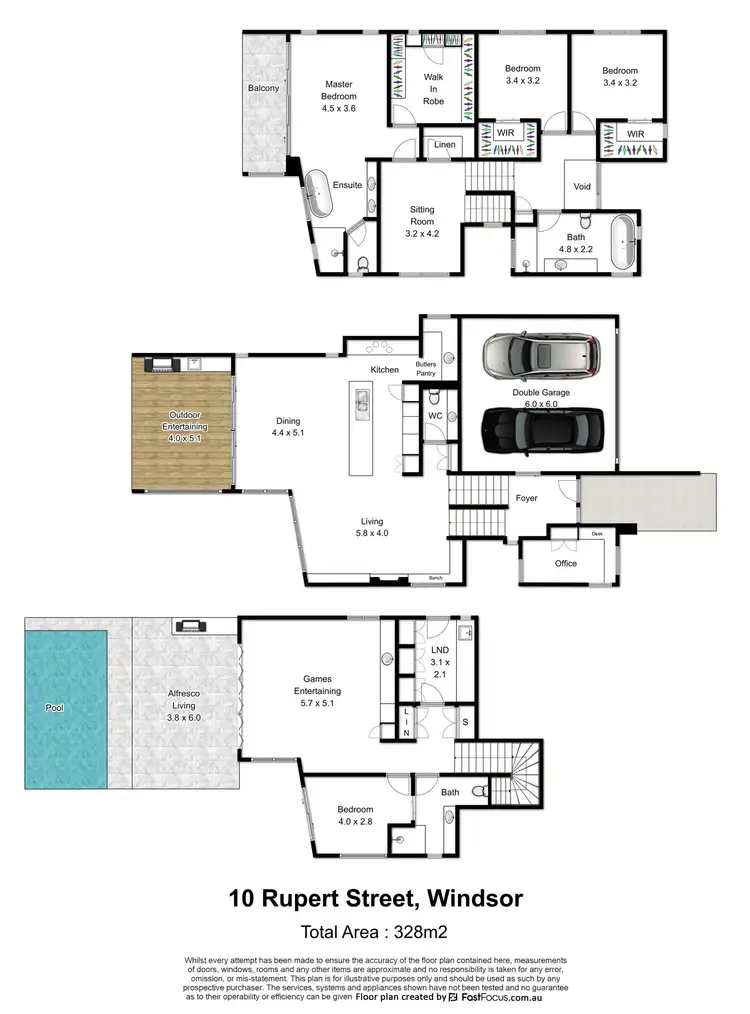 Floorplan of Homely house listing, 10 Rupert Street, Windsor QLD 4030