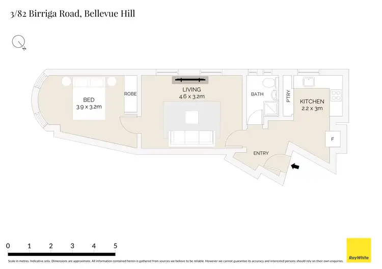 Floorplan of Homely apartment listing, 3/82 Birriga Road, Bellevue Hill NSW 2023