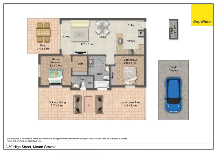 Floorplan of Homely unit listing, 2/30 High Street, Mount Gravatt QLD 4122