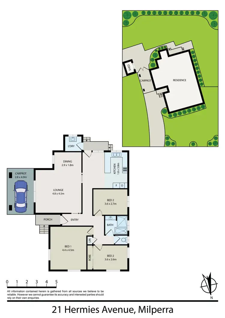Floorplan of Homely house listing, 21 Hermies Avenue, Milperra NSW 2214