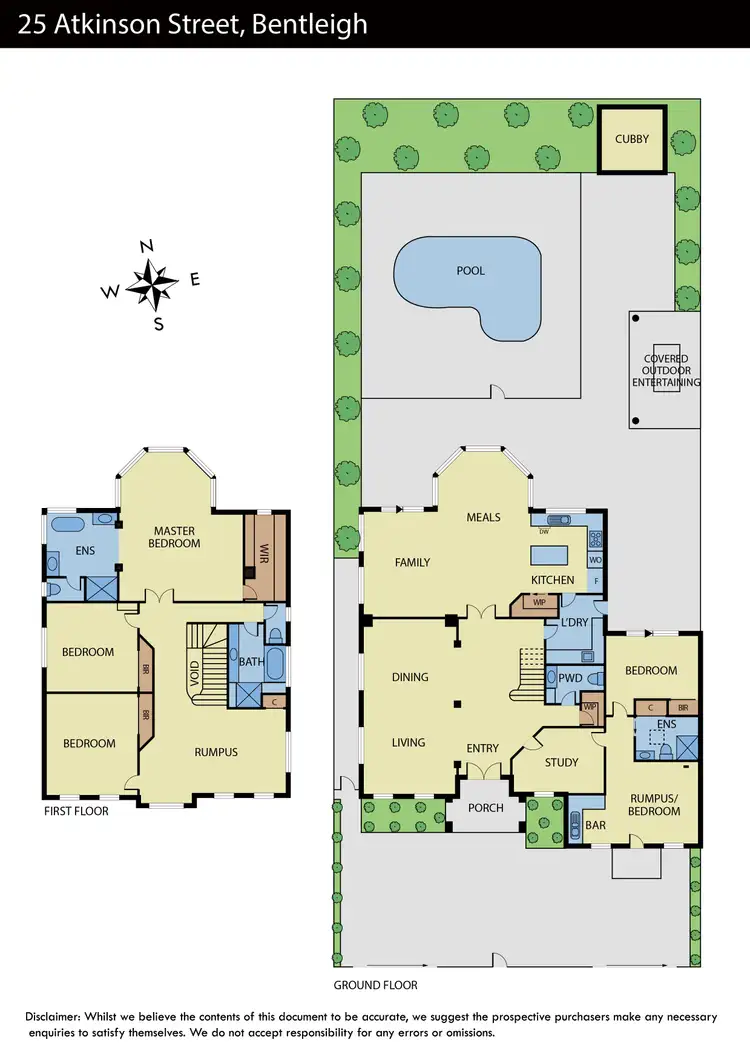Floorplan of Homely house listing, 25 Atkinson Street, Bentleigh VIC 3204