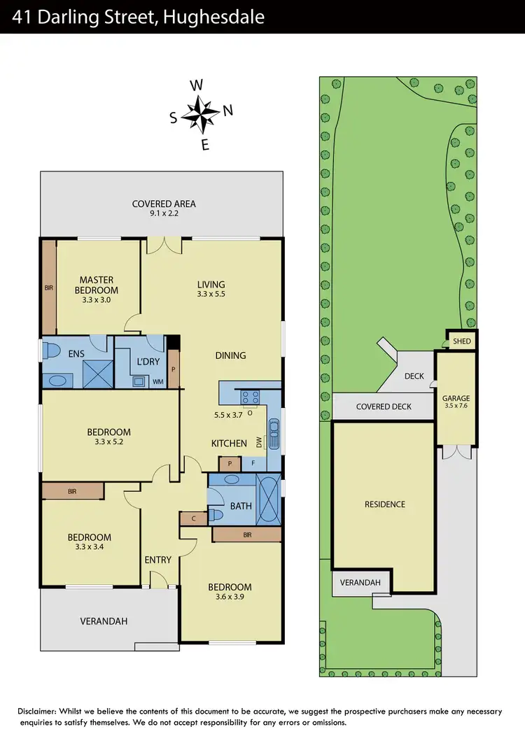 Floorplan of Homely house listing, 41 Darling Street, Hughesdale VIC 3166