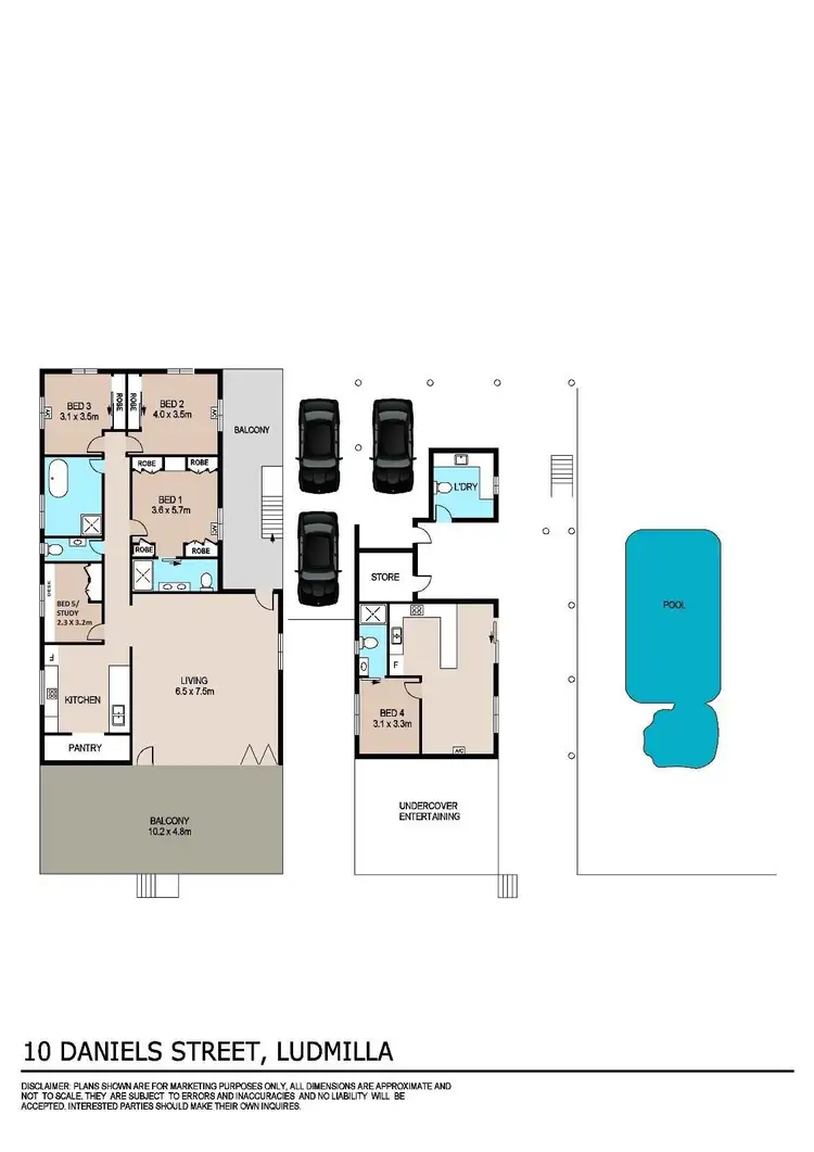 Floorplan of Homely house listing, 10 Daniels Street, Ludmilla NT 820