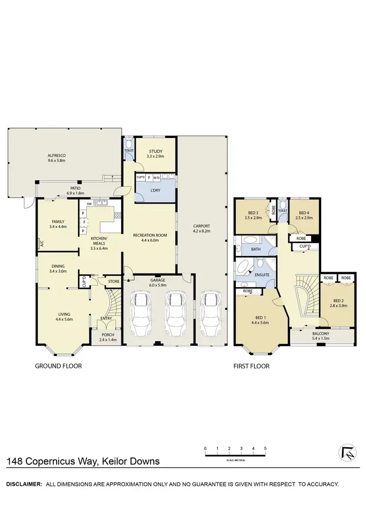 Floorplan of Homely house listing, 148 Copernicus Way, Keilor Downs VIC 3038