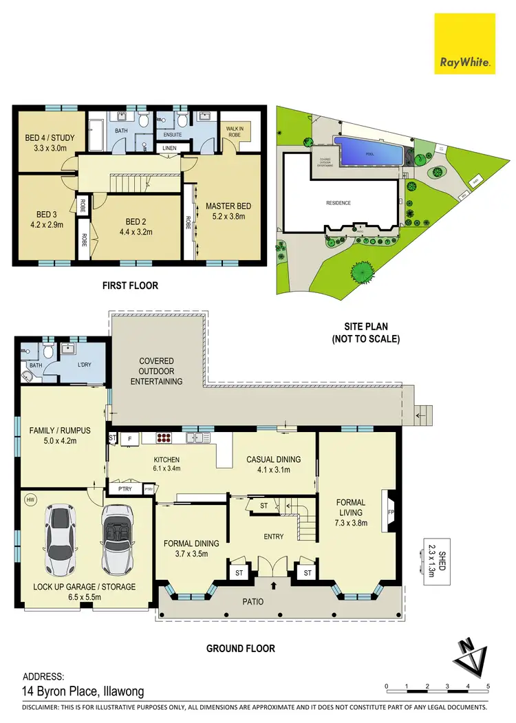 Floorplan of Homely house listing, 14 Byron Place, Illawong NSW 2234