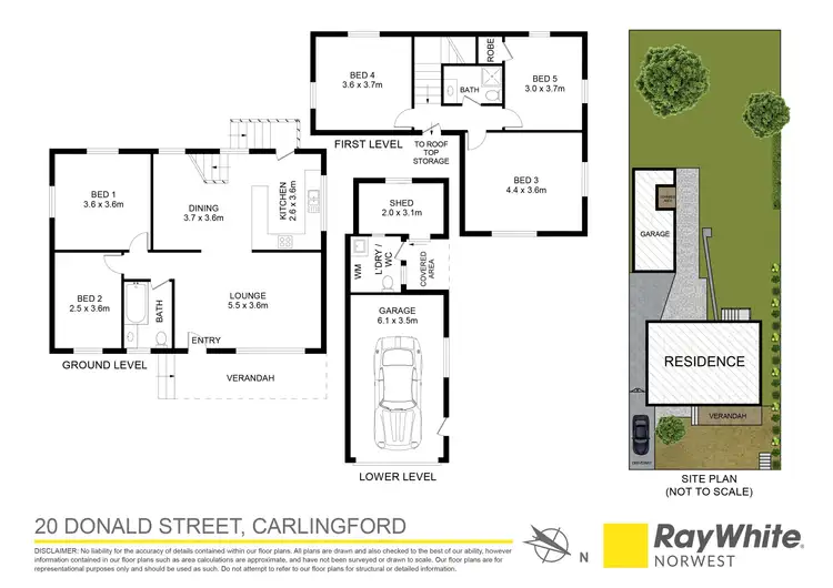 Floorplan of Homely house listing, 20 Donald Street, Carlingford NSW 2118