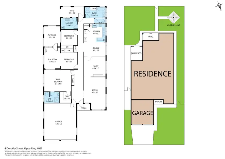 Floorplan of Homely house listing, 4 Dorothy Street, Kippa-Ring QLD 4021
