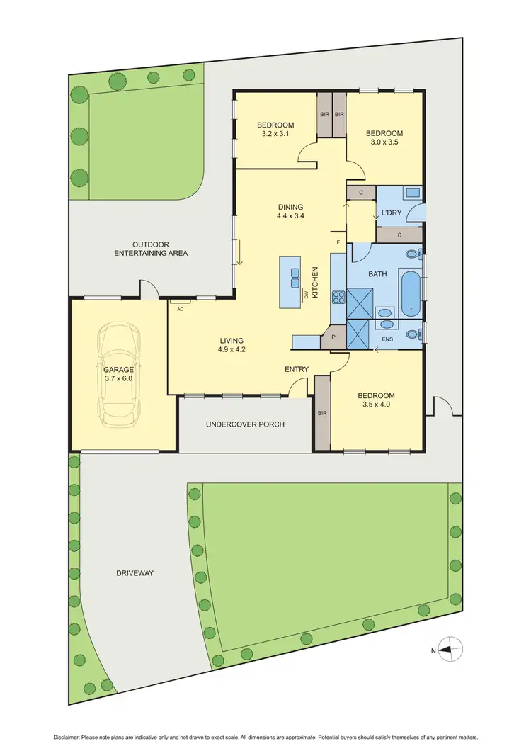 Floorplan of Homely house listing, 2 Tabilk Street, Fawkner VIC 3060