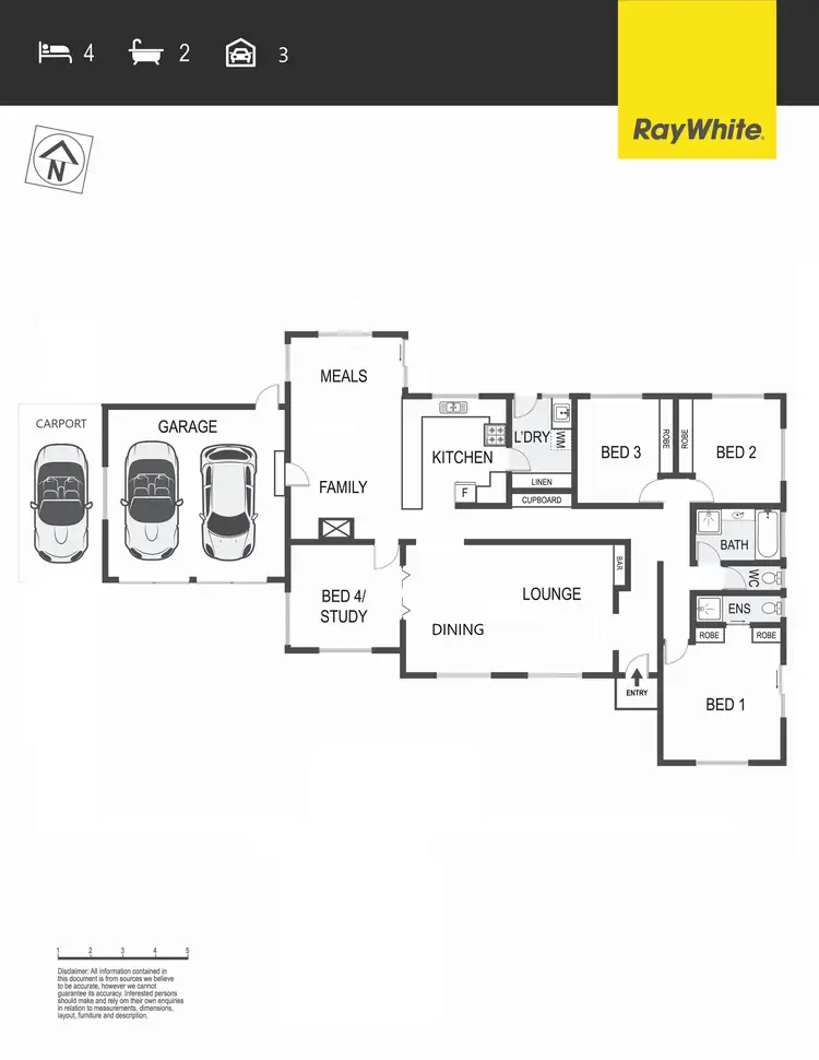 Floorplan of Homely house listing, 6 Bow Place, Fadden ACT 2904