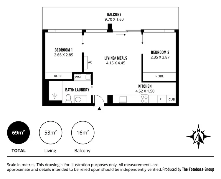 Floorplan of Homely house listing, 330/33 Warwick Street, Walkerville SA 5081