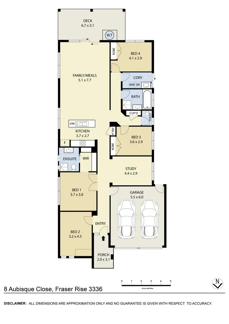 Floorplan of Homely house listing, 8 Aubisque Close, Fraser Rise VIC 3336