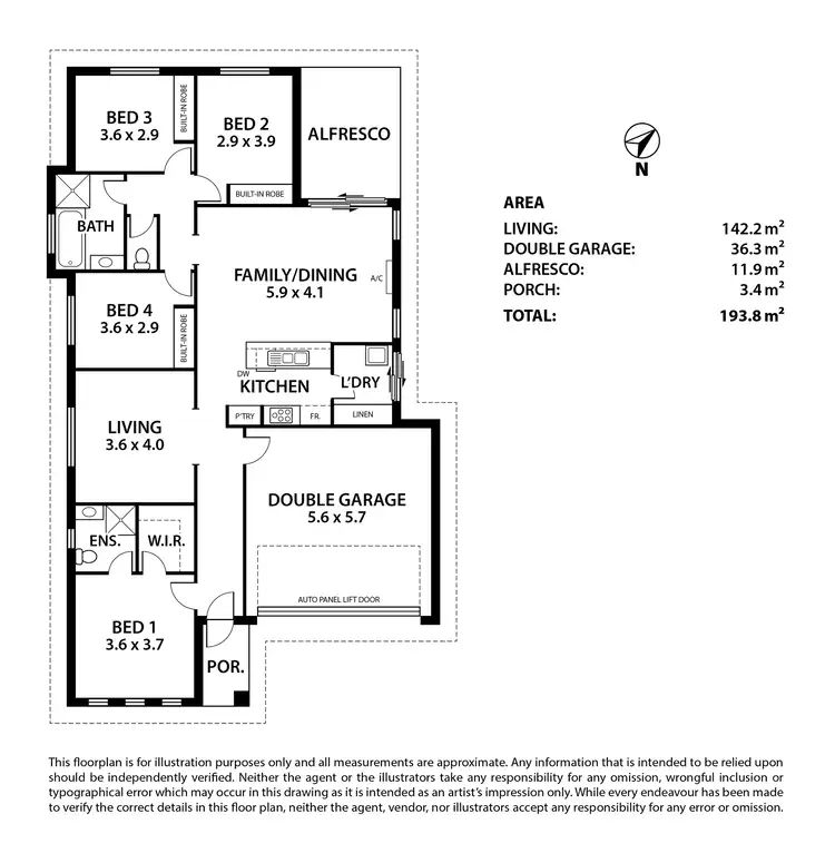 Floorplan of Homely house listing, 19 Pfitzner Close, Murray Bridge SA 5253