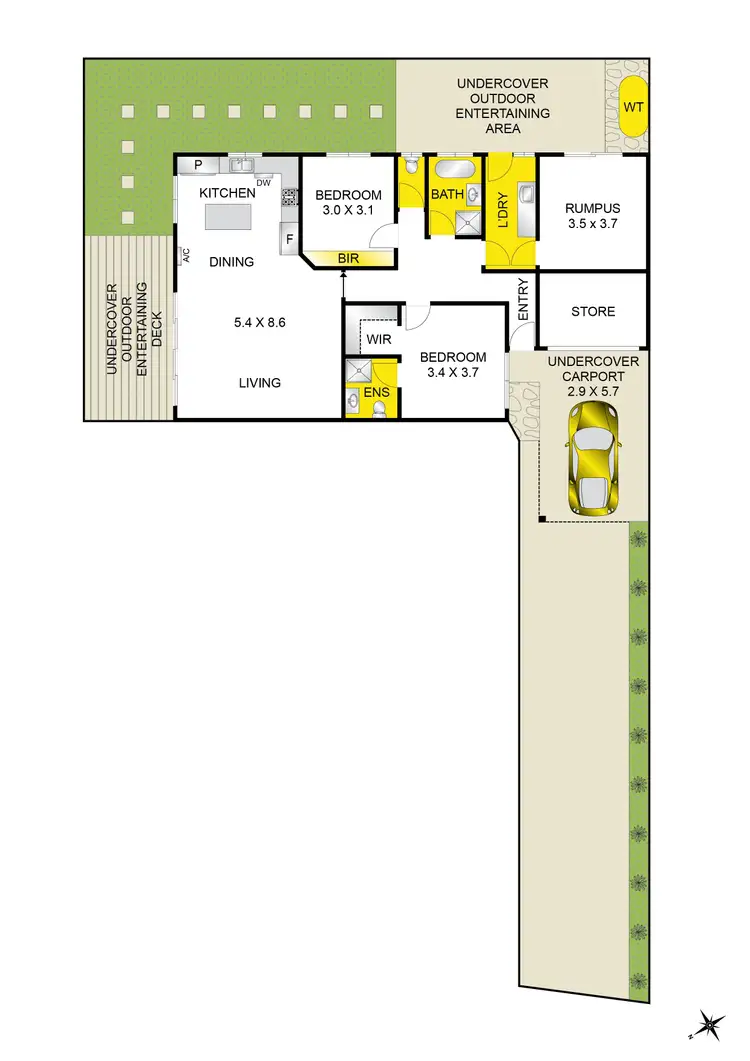 Floorplan of Homely house listing, 21B Paramount Crescent, St Albans Park VIC 3219