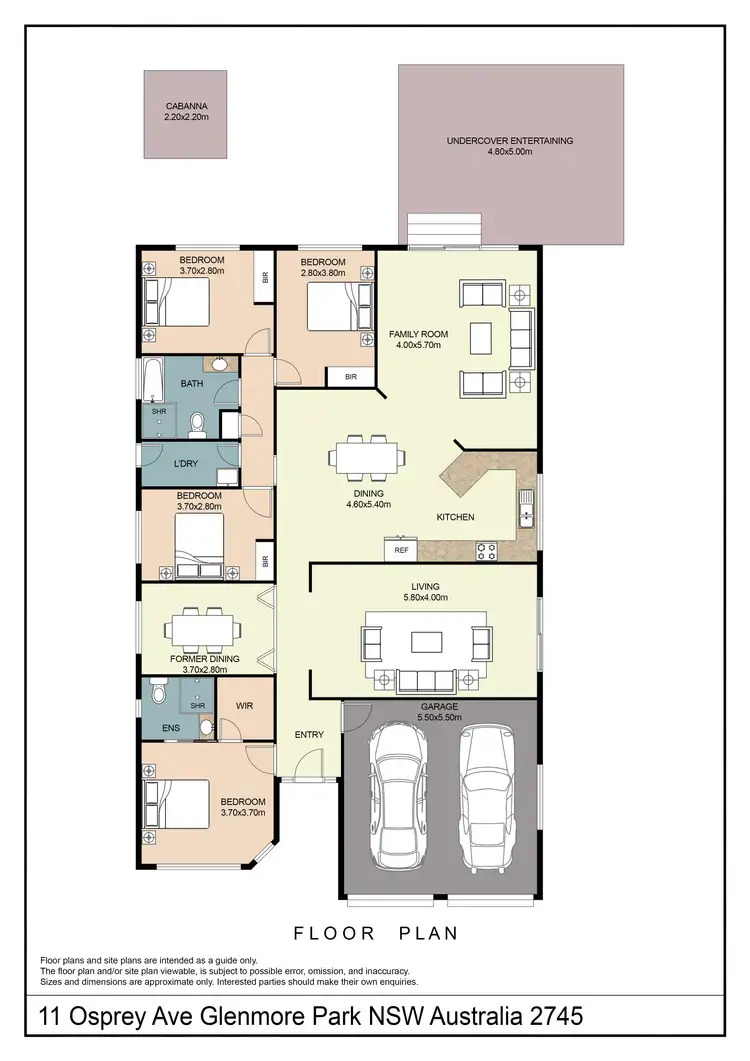 Floorplan of Homely house listing, 11 Osprey Avenue, Glenmore Park NSW 2745