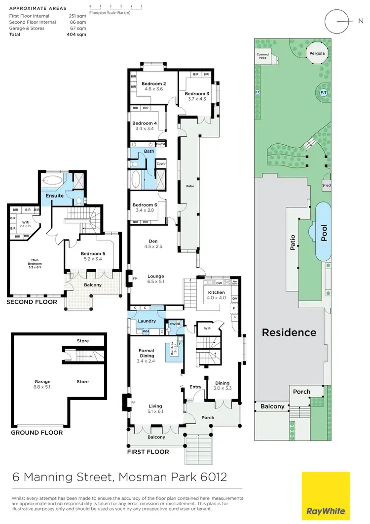 Floorplan of Homely house listing, 6 Manning Street, Mosman Park WA 6012