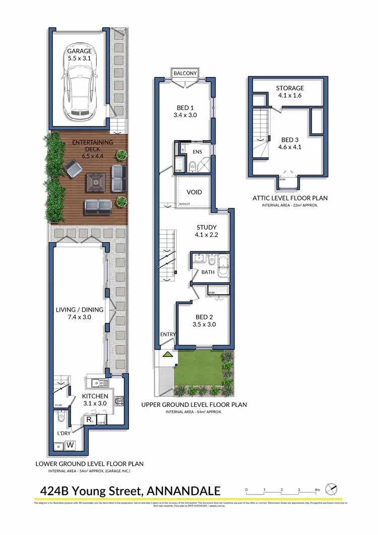 Floorplan of Homely house listing, 424b Young Street, Annandale NSW 2038