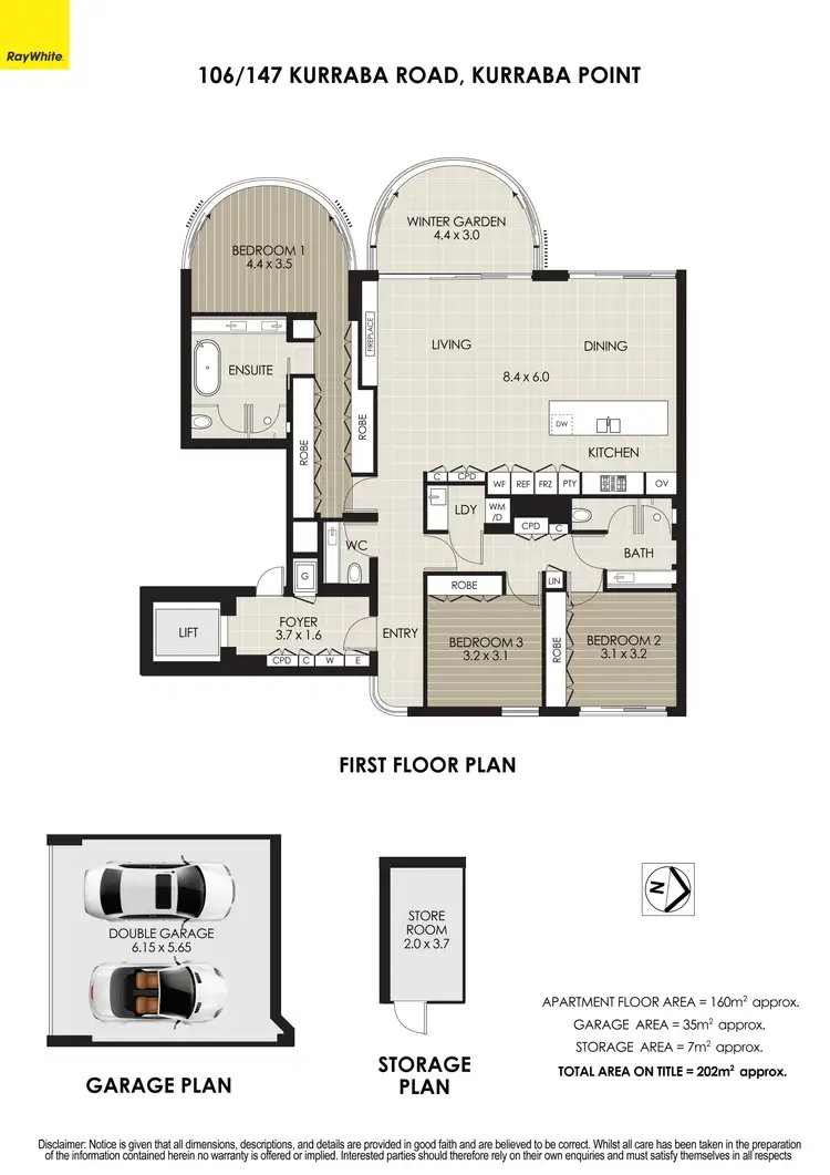 Floorplan of Homely apartment listing, 106/147 Kurraba Road, Kurraba Point NSW 2089