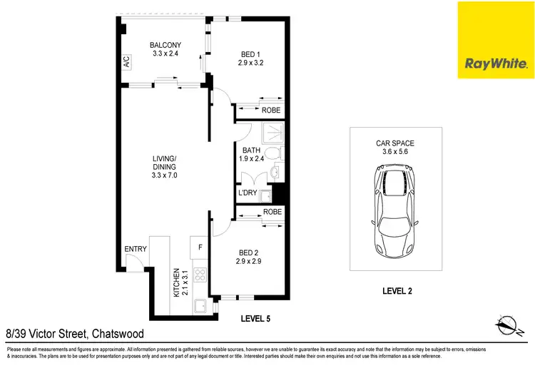 Floorplan of Homely unit listing, 8/39 Victor Street, Chatswood NSW 2067