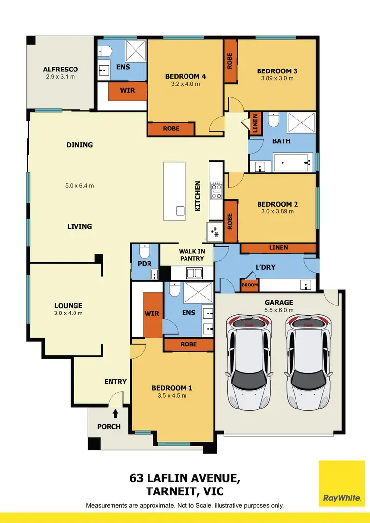 Floorplan of Homely house listing, 63 Laflin Avenue, Tarneit VIC 3029