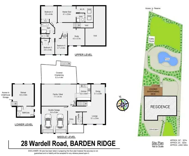Floorplan of Homely house listing, 28 Wardell Drive, Barden Ridge NSW 2234